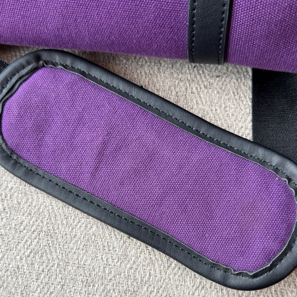 Purple and Black Laptop Bag